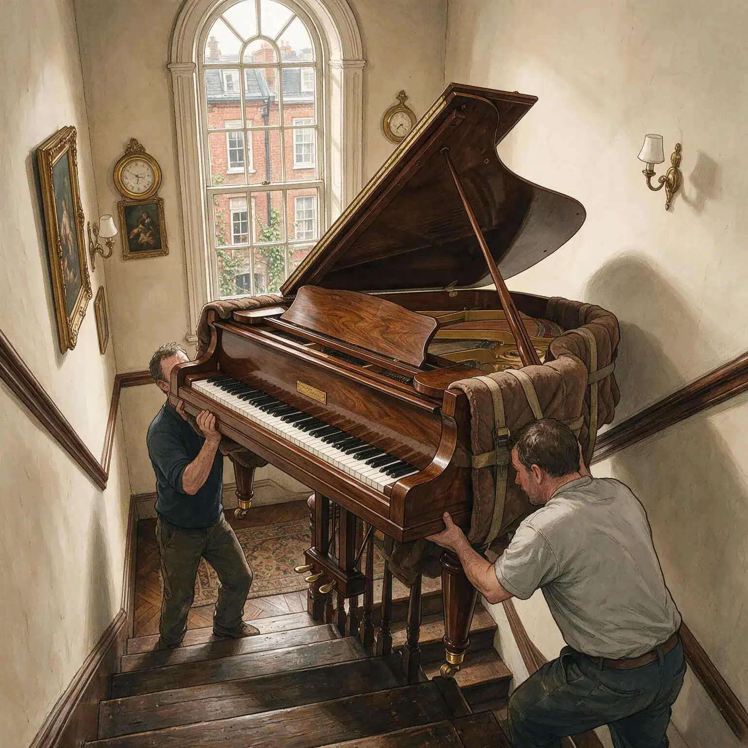 Moving a Piano, Antiques, or a Gun Safe in Charlotte
